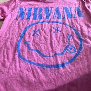 A NIRVANA shirt